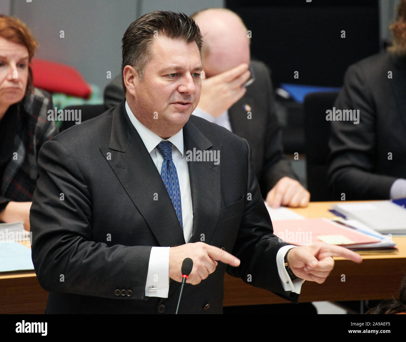 Berlin, Germany. 14th Nov, 2019. Andreas Geisel (SPD), Senator for the ...