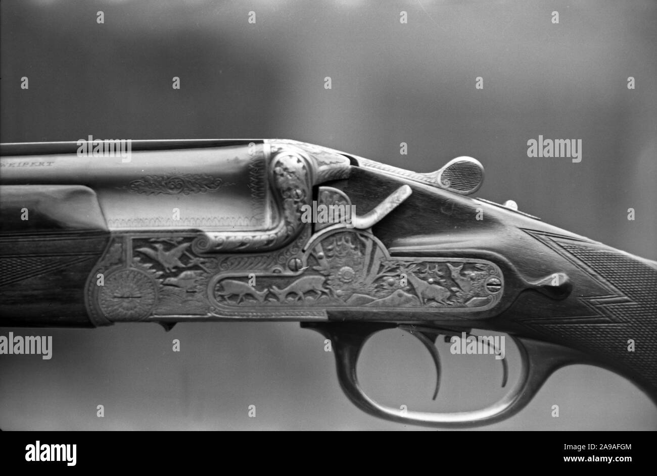 The work of a gunsmith at Karlsbad, 1930s Stock Photo Alamy