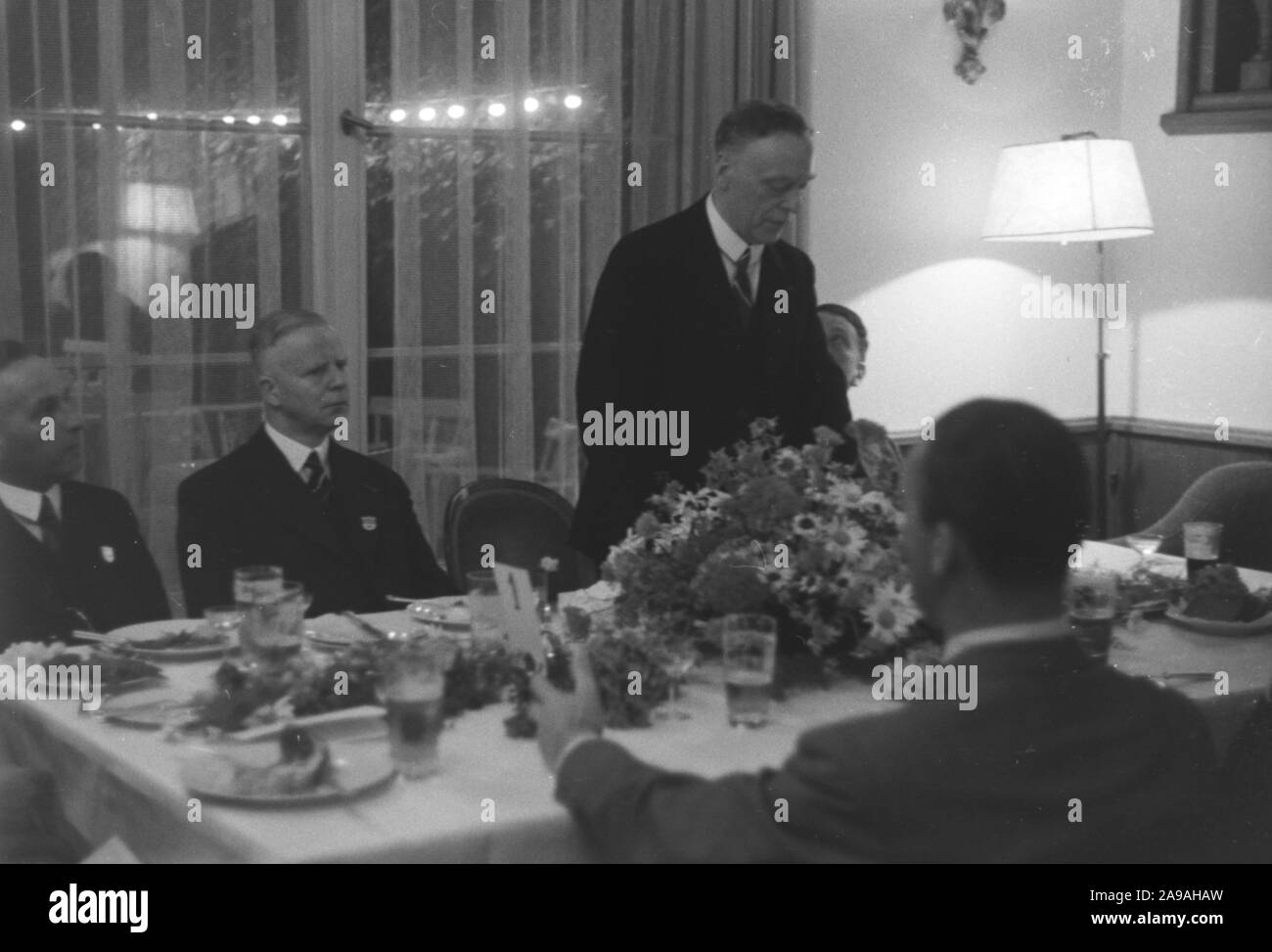 A Meeting In The Harnack Haus In Berlin Dahlem Germany 1930s