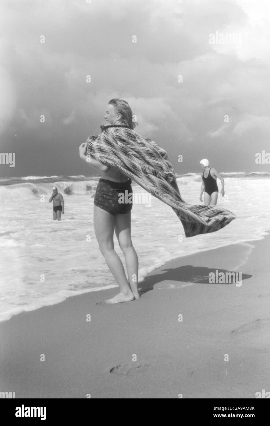 Vacations on Westerland, Germany 1930s Stock Photo