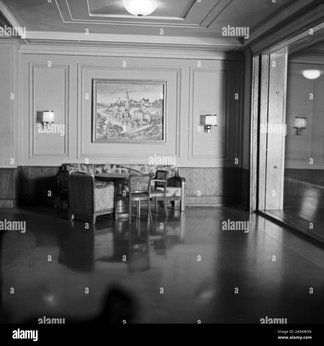 Exhibition With Planned Architecture In Nazi Germany 1930s Stock Photo exhibition-with-planned-architecture-in-nazi-germany-1930s-stock-photo
