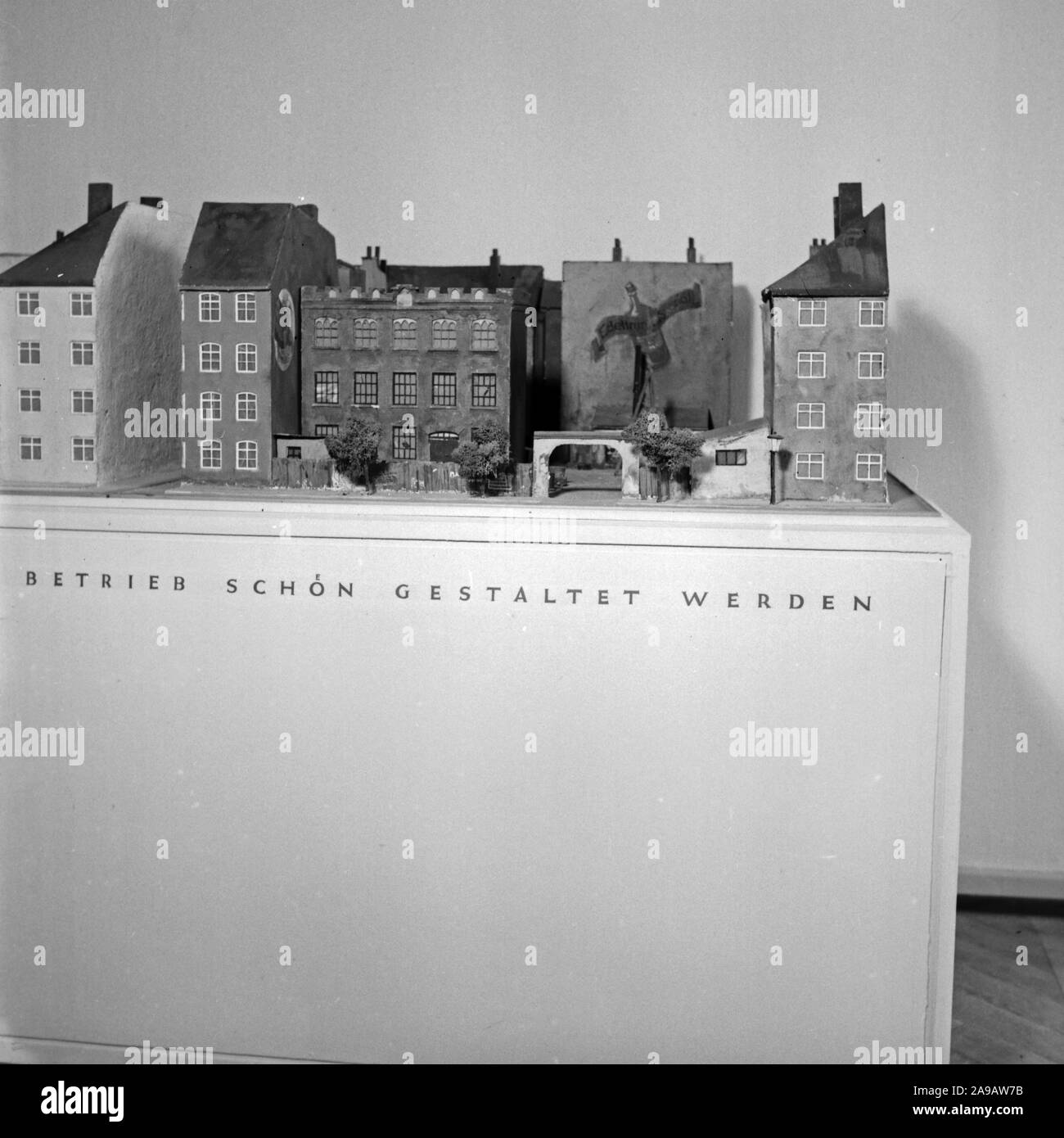 Exhibition With Planned Architecture In Nazi Germany 1930s Stock Photo exhibition-with-planned-architecture-in-nazi-germany-1930s-stock-photo