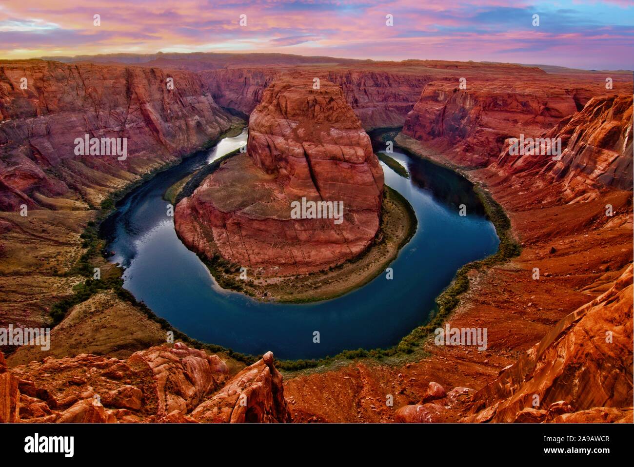 Grand Canyon Horseshoe Bend Stock Photo - Alamy
