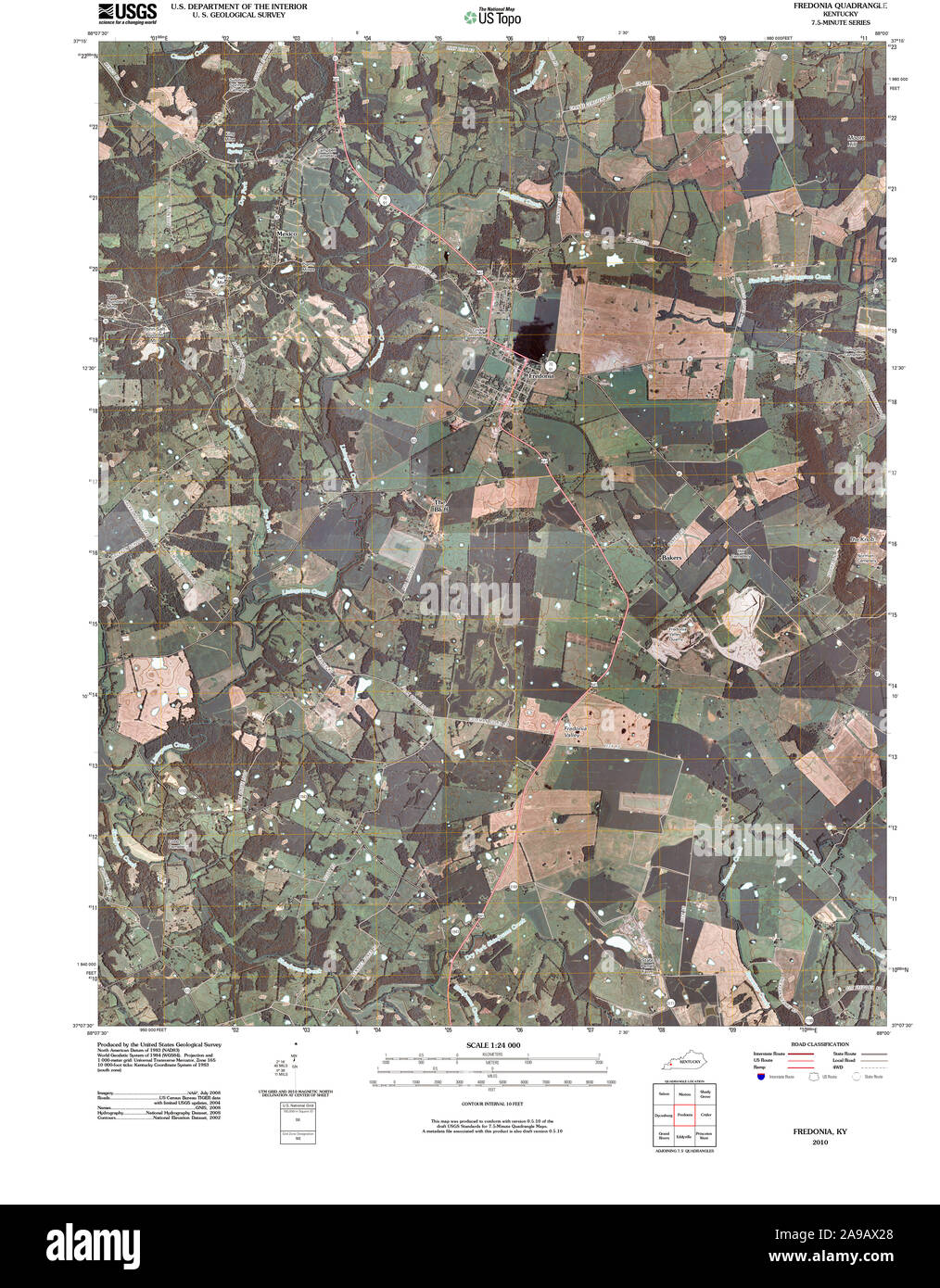 Fredonia map Cut Out Stock Images & Pictures Alamy