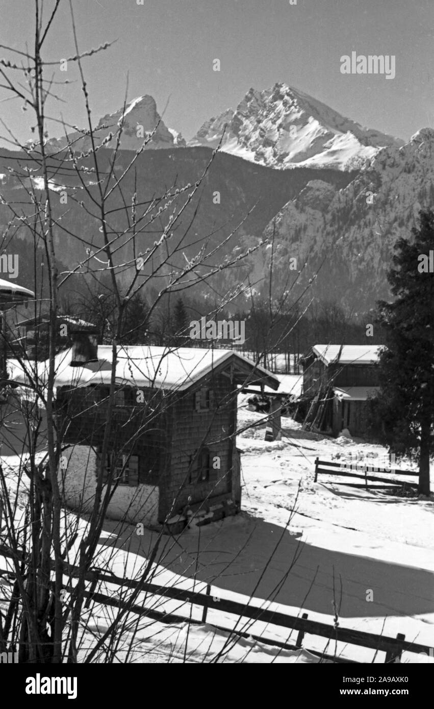 Around Berchtesgaden, Germany 1940s Stock Photo - Alamy