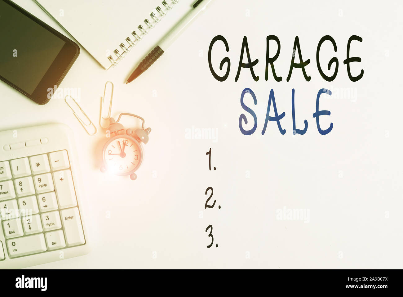 Conceptual Hand Writing Showing Garage Sale Concept Meaning Sale