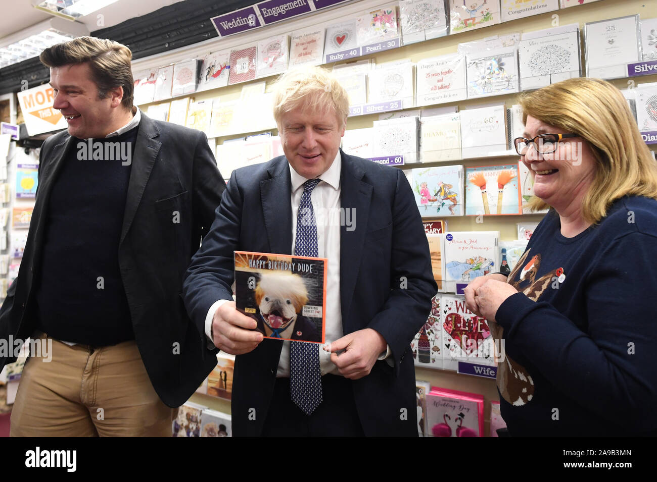 Boris johnson birthday card hires stock photography and images Alamy