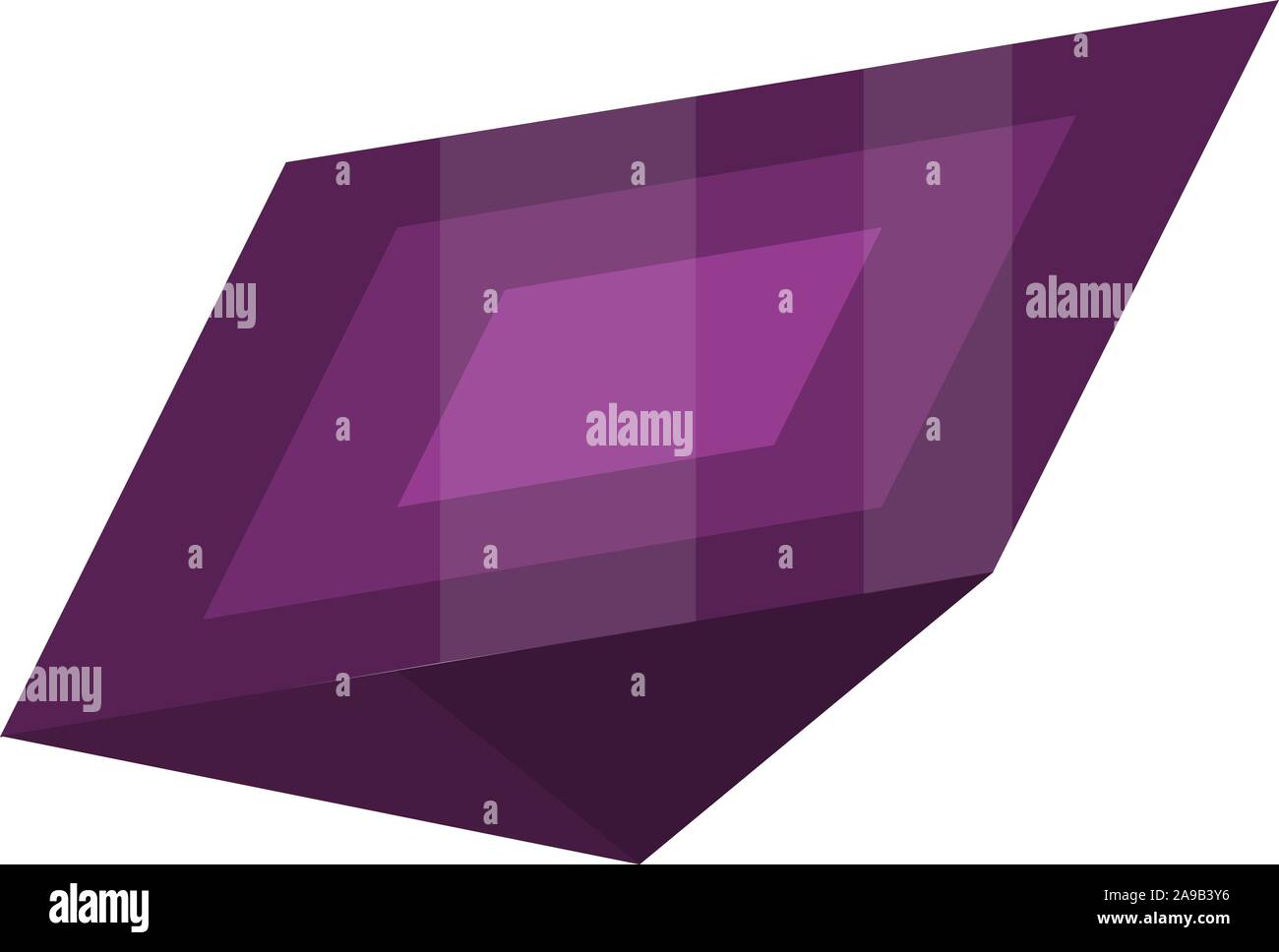 Jewel icon, isometric style Stock Vector