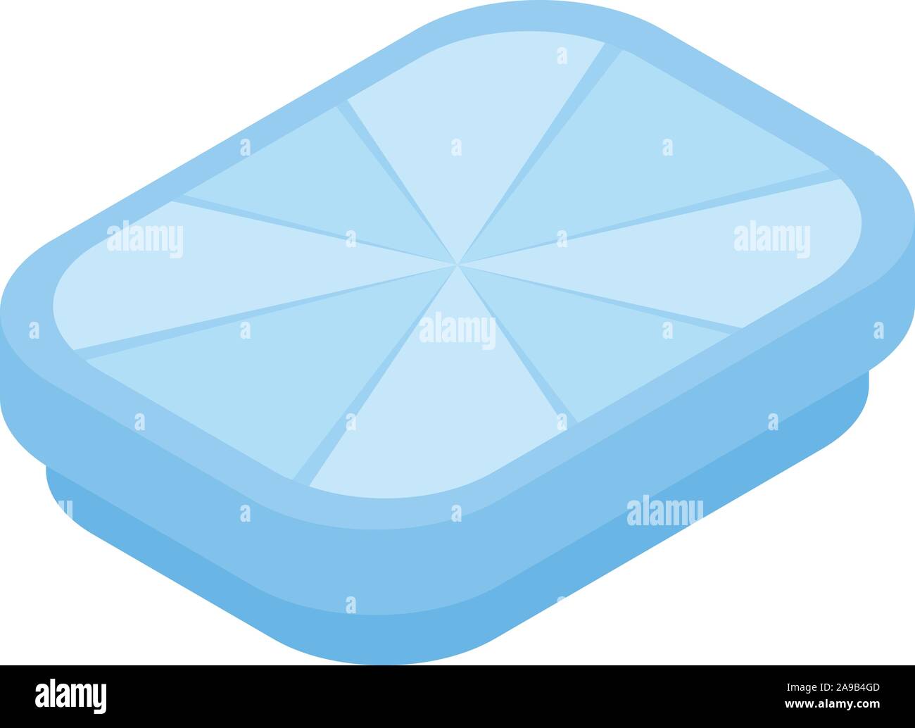 Luxury gem icon, isometric style Stock Vector