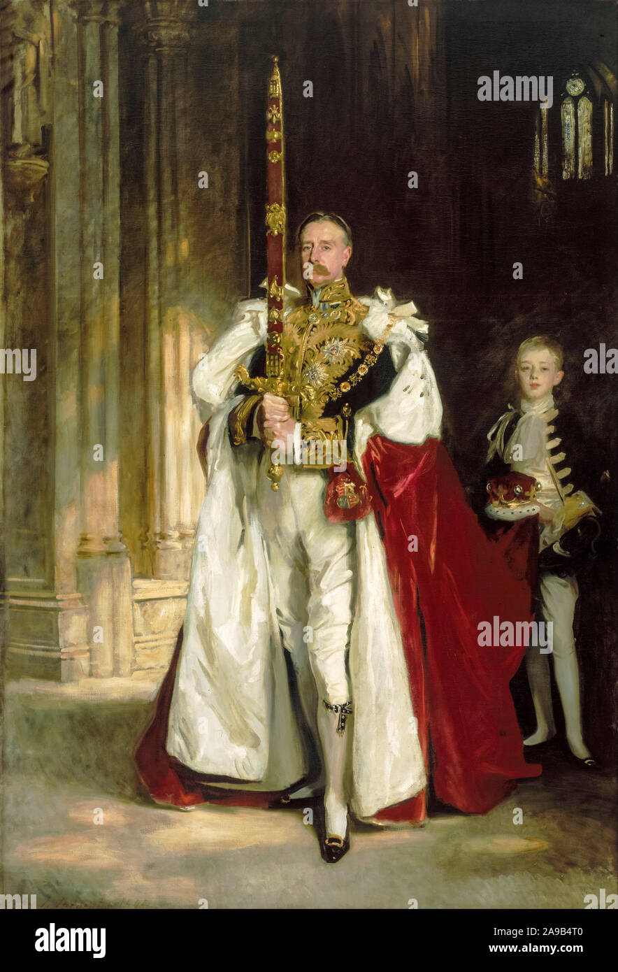 John Singer Sargent, portrait painting, Charles Stewart, Sixth Marquess of Londonderry, 1904 Stock Photo