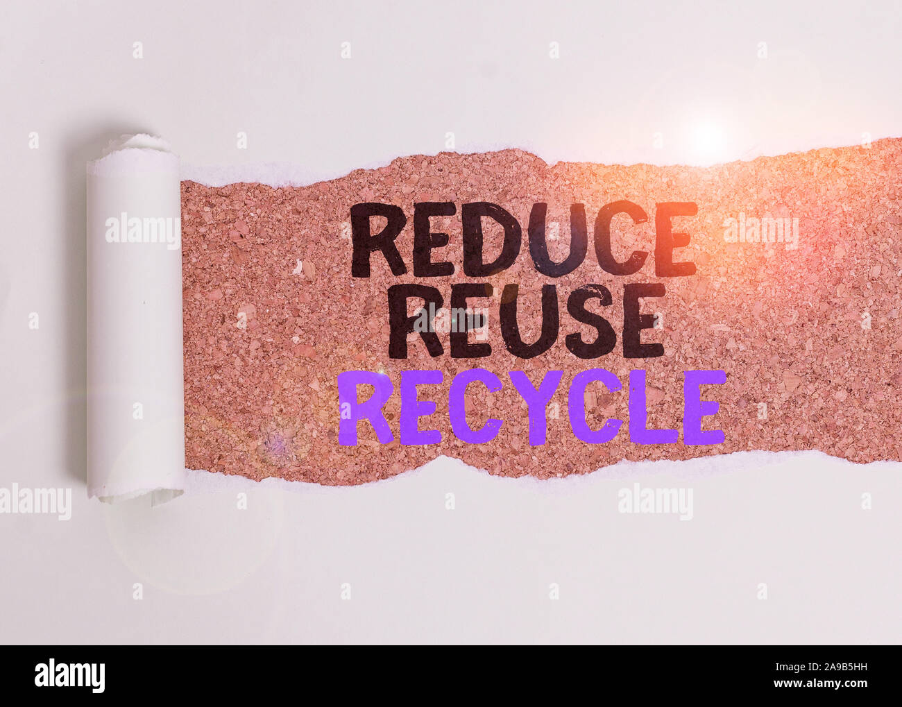 Writing note showing Reduce Reuse Recycle. Business concept for ...