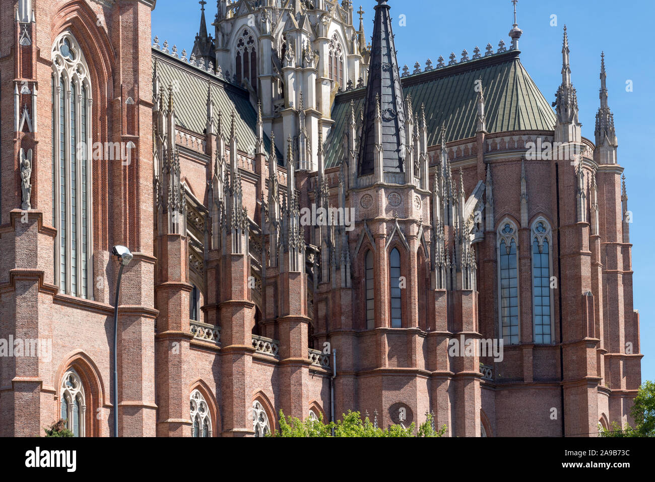 The Cathedral of La Plata in La Plata, Argentina, dedicated to the