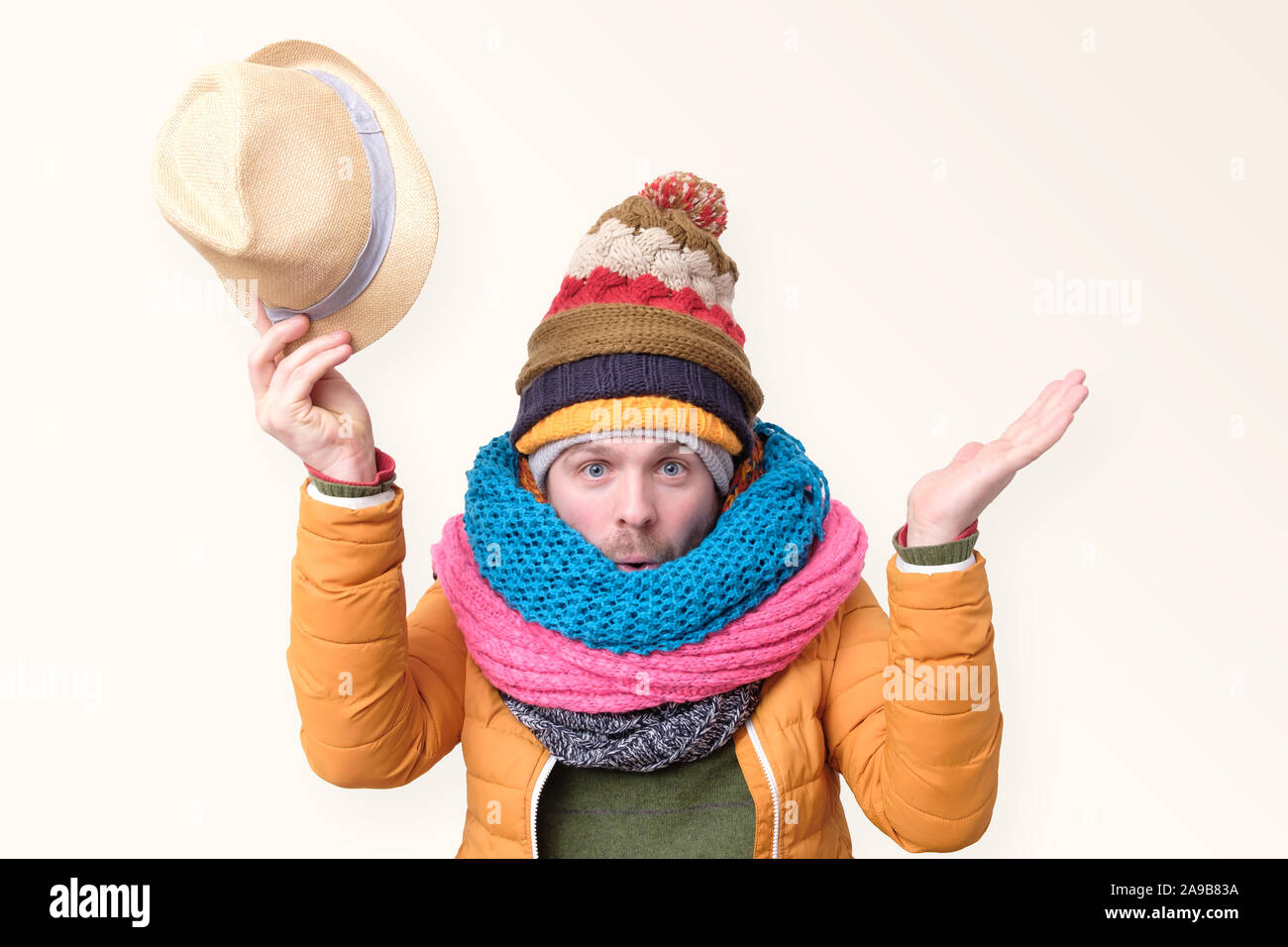 Funny man hi hi-res stock photography and images - Alamy