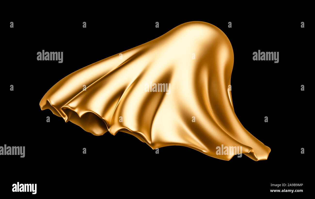 Splash gold black background. 3d rendering 3d illustration Stock Photo ...