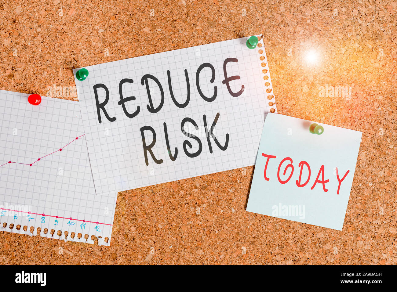 Word writing text Reduce Risk. Business photo showcasing lessen the ...