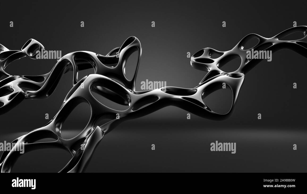 Abstract shape background. 3d rendering 3d illustration Stock Photo - Alamy