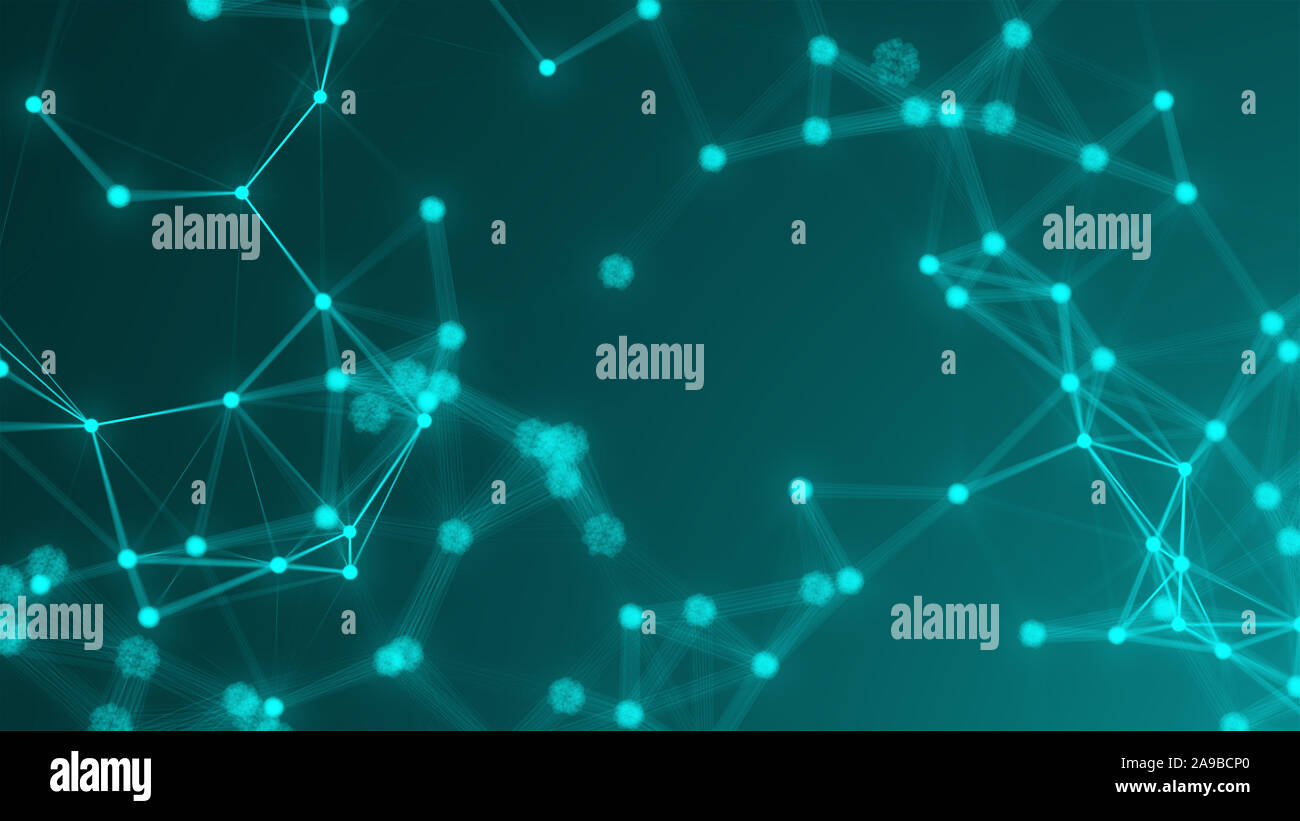 Abstract connection dots. Technology background. Network concept Stock ...