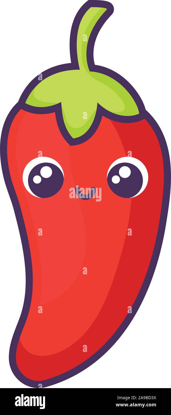 peppers mexican in white background vector illustration design Stock