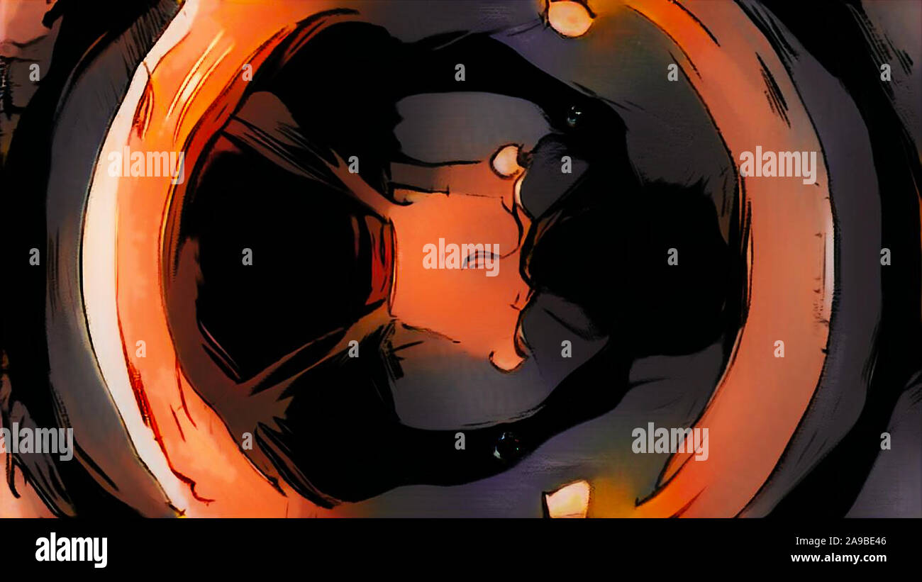 Computer generated abstract comic style background. 3d rendering of the ...