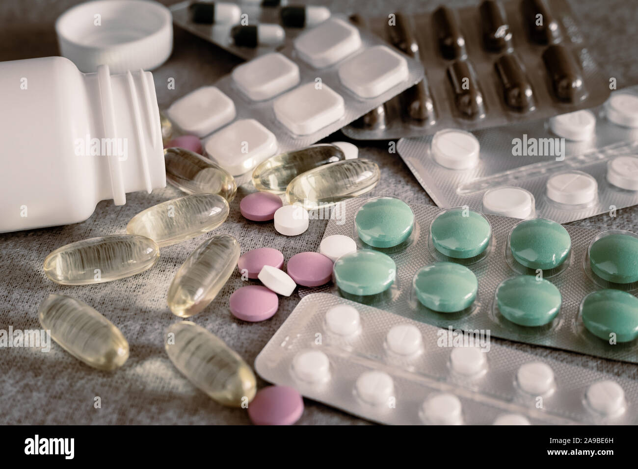 Pharmacy and medicine different types of dosage forms Stock Photo Alamy
