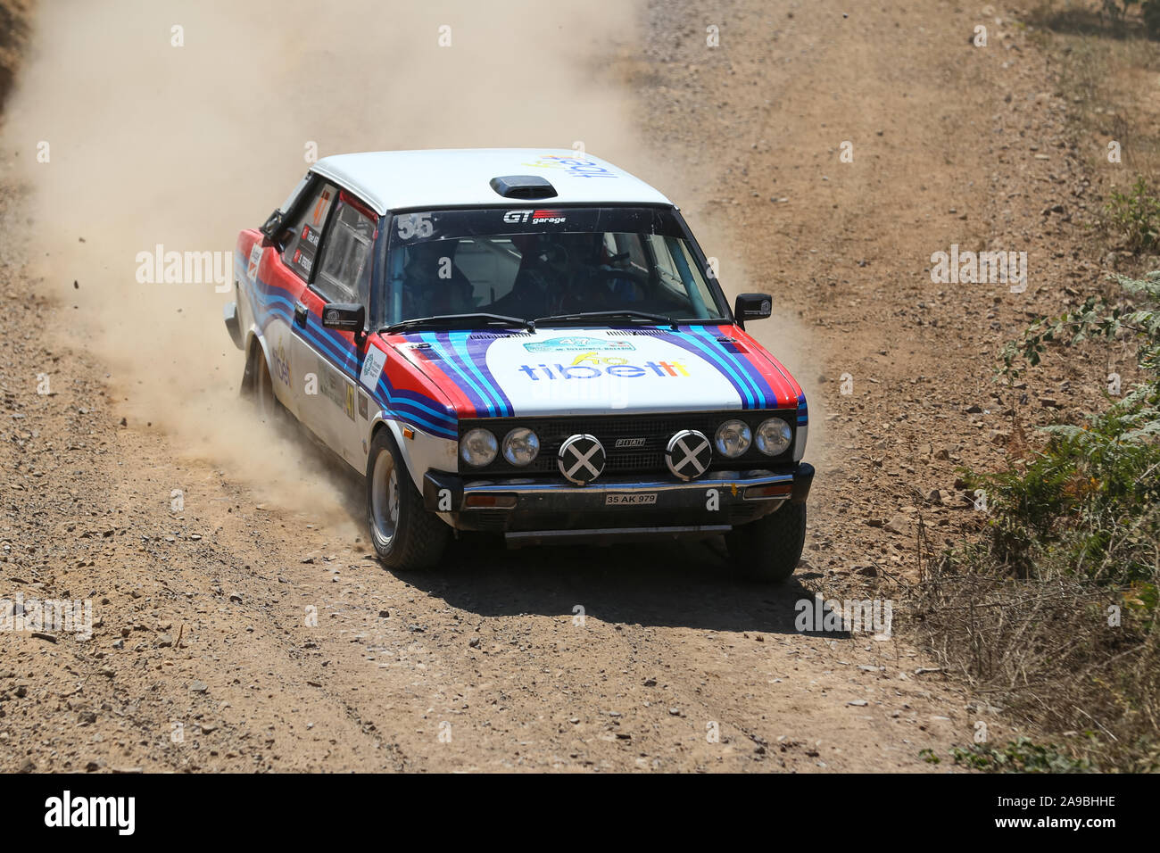 Fiat 131 rally rally car hi-res stock photography and images - Alamy