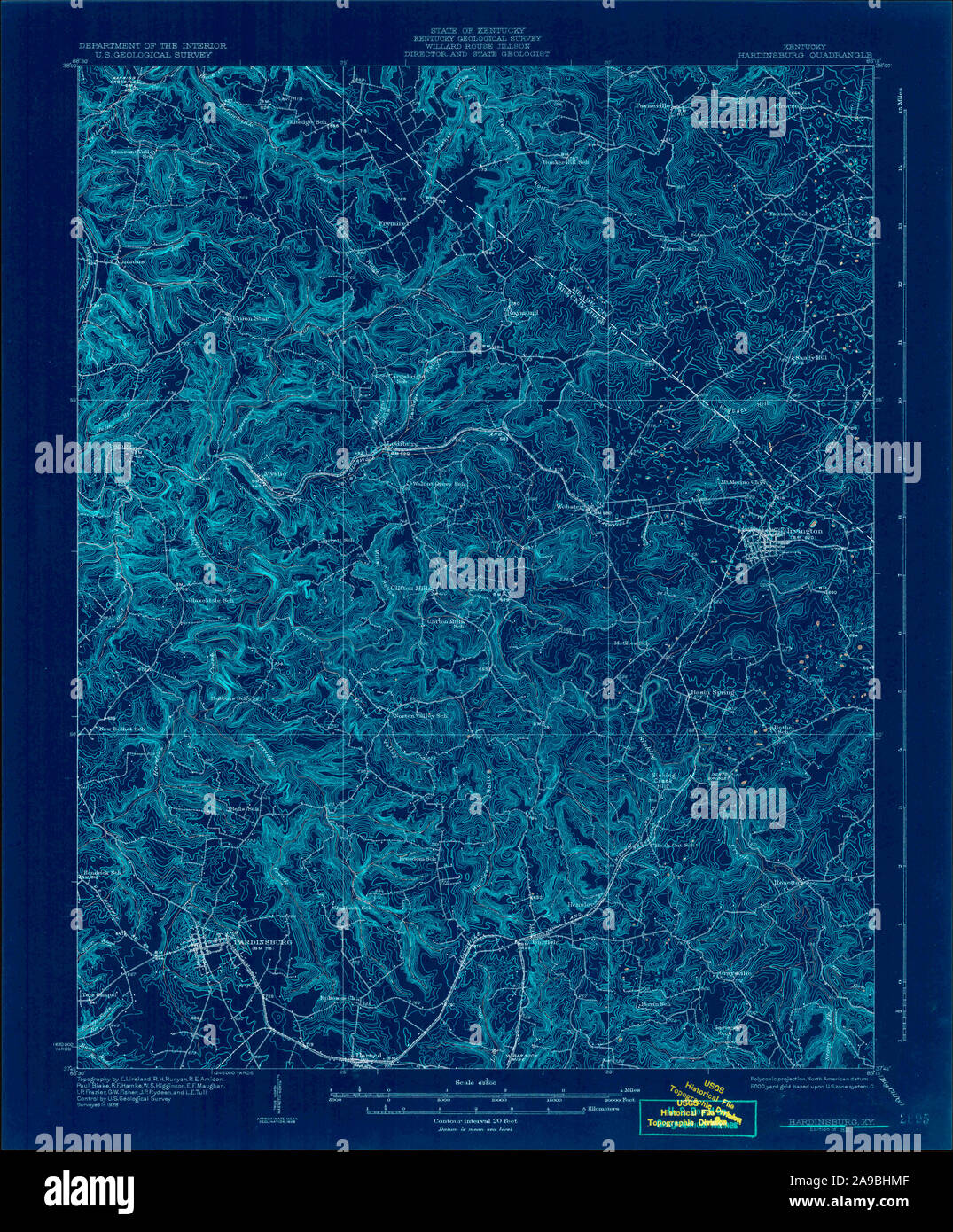 Map of hardinsburg hires stock photography and images Alamy