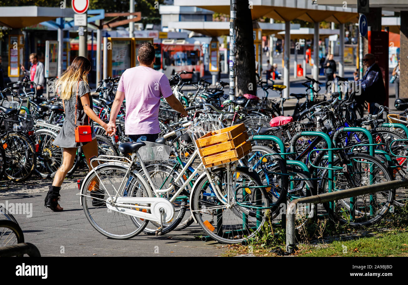 22.09.2019, Bonn, North RhineWestphalia, Germany Bicycle parking