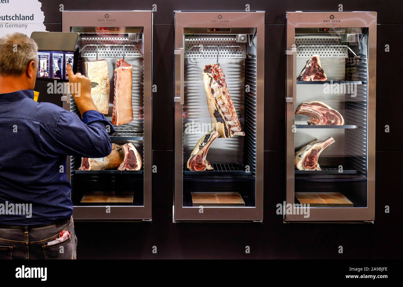 Meat ripening refrigerator hi-res stock photography and images - Alamy