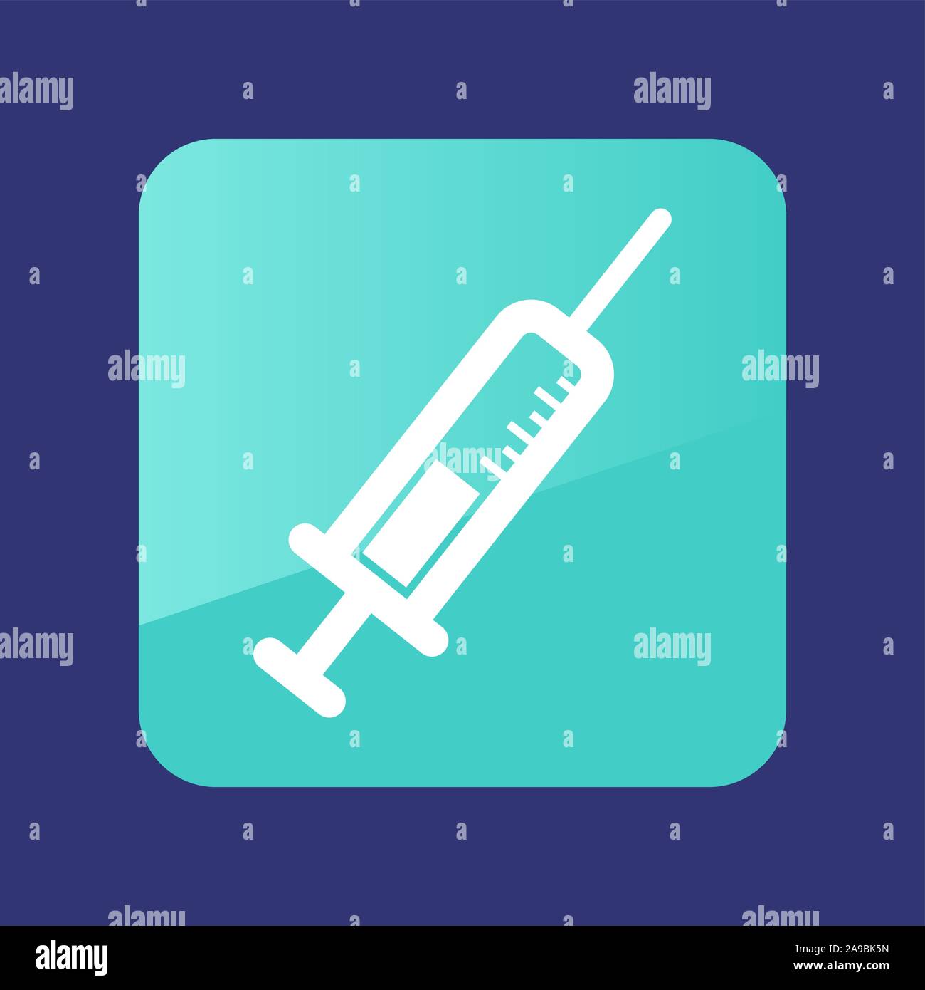 Syringe flat icon vector. Medical vector. Graph symbol for your web ...