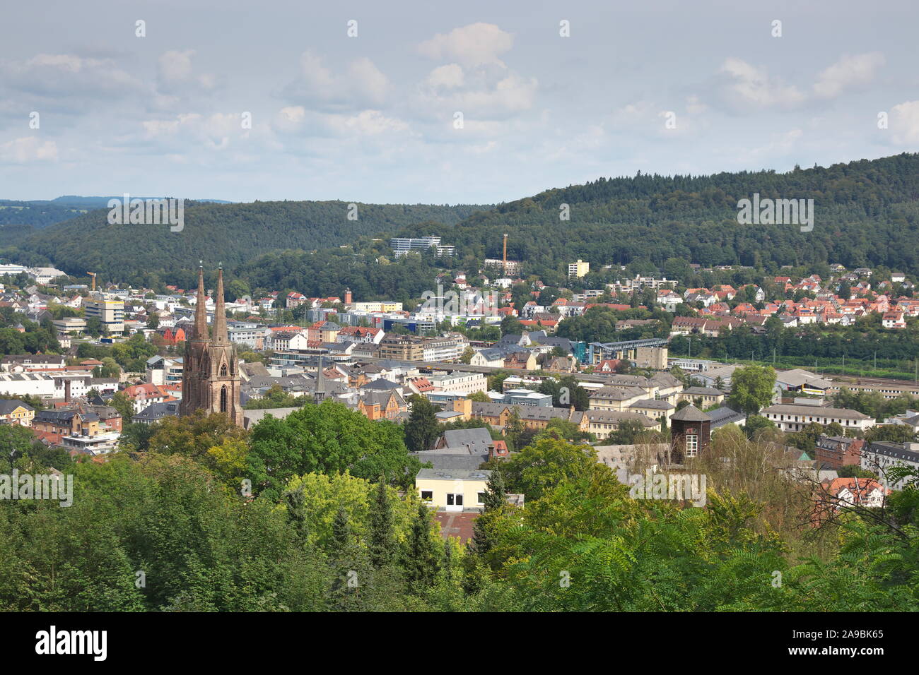 Marburg City Stock Photo
