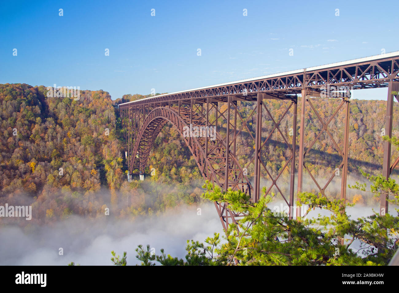 New River Bridge Stock Photo Alamy