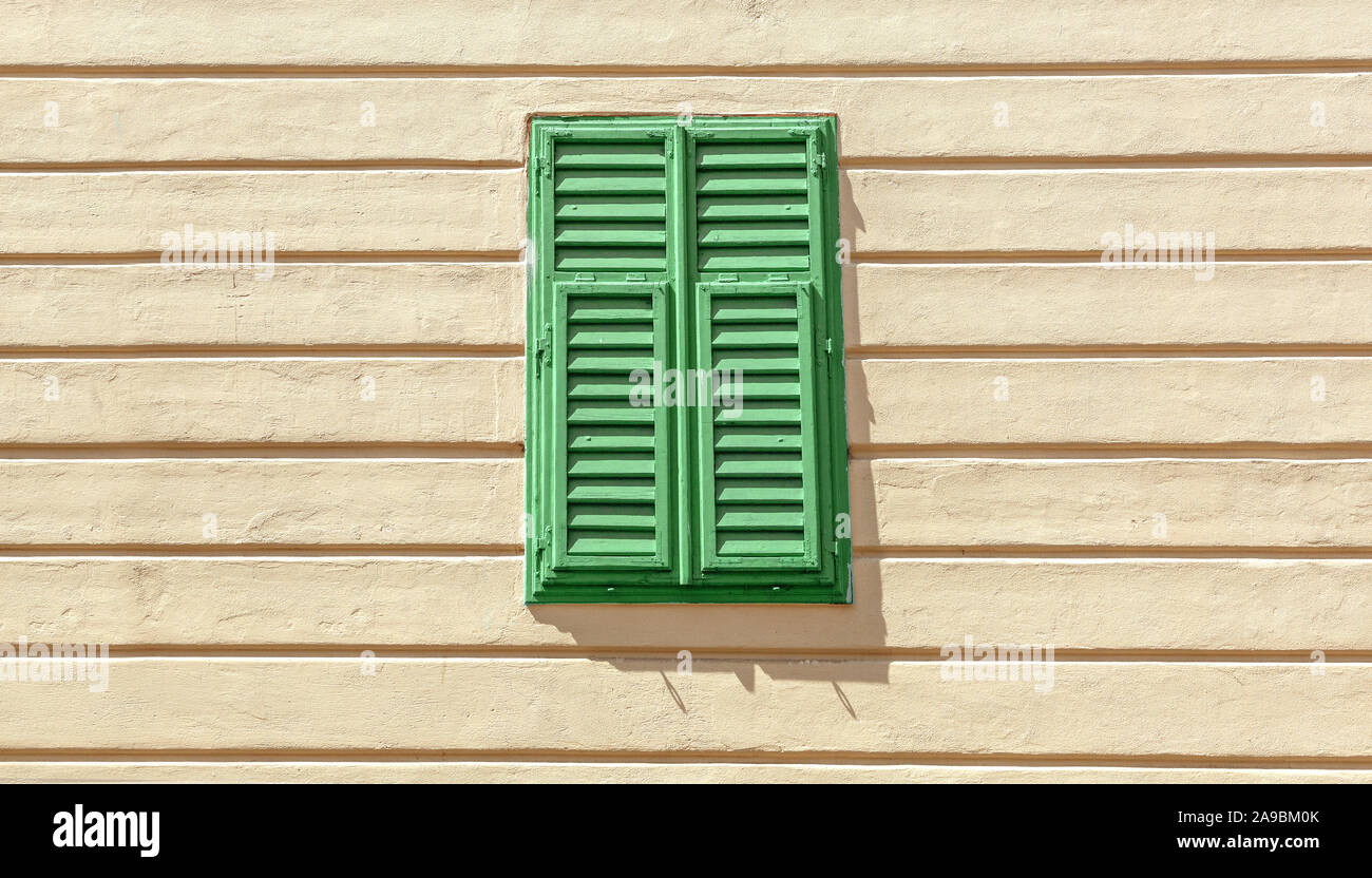 Old window with wooden shutters hi-res stock photography and images - Alamy