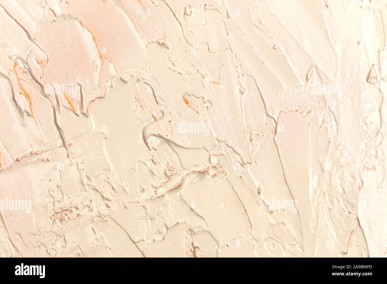 Cream color Painted Wall. Old Paint Background texture with copy space