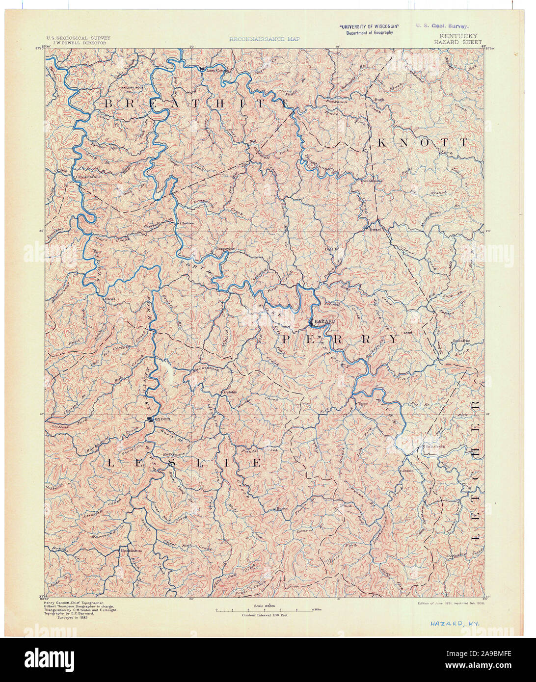 Hazard kentucky map hires stock photography and images Alamy