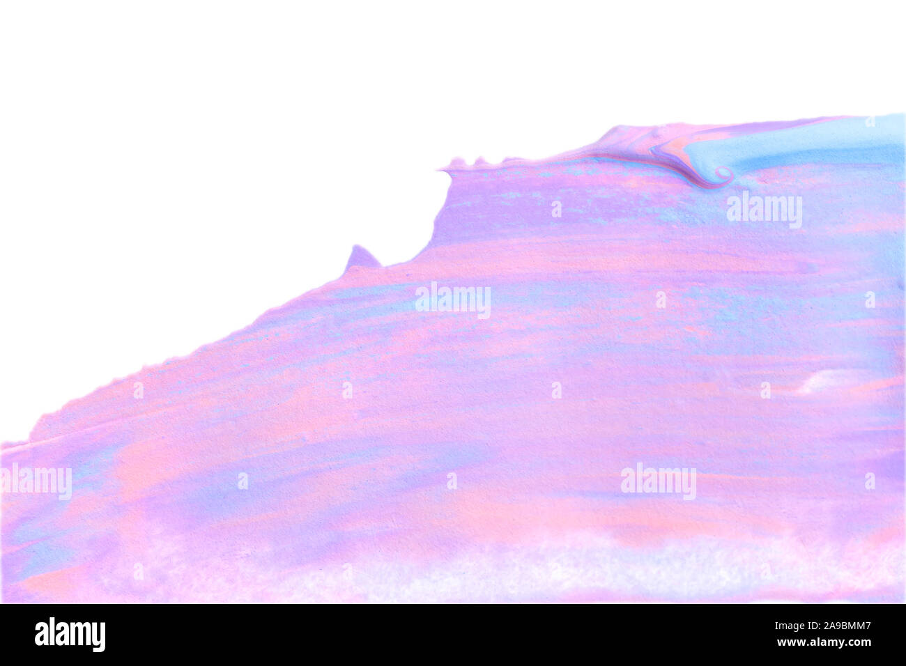 Paint Brush Stroke Texture Background Multicolor Watercolor Spot Blotch ...
