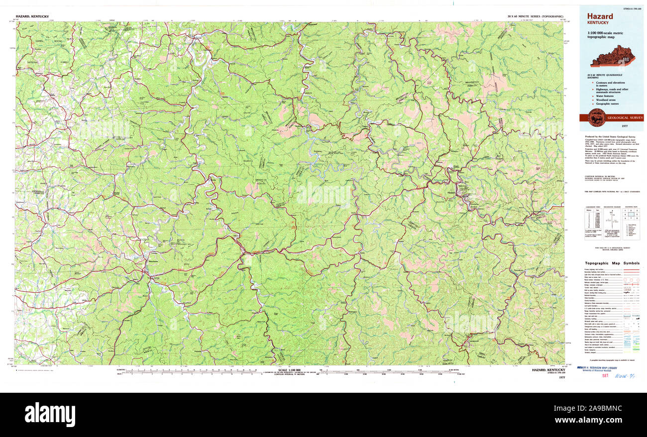 Hazard kentucky map Cut Out Stock Images & Pictures Alamy