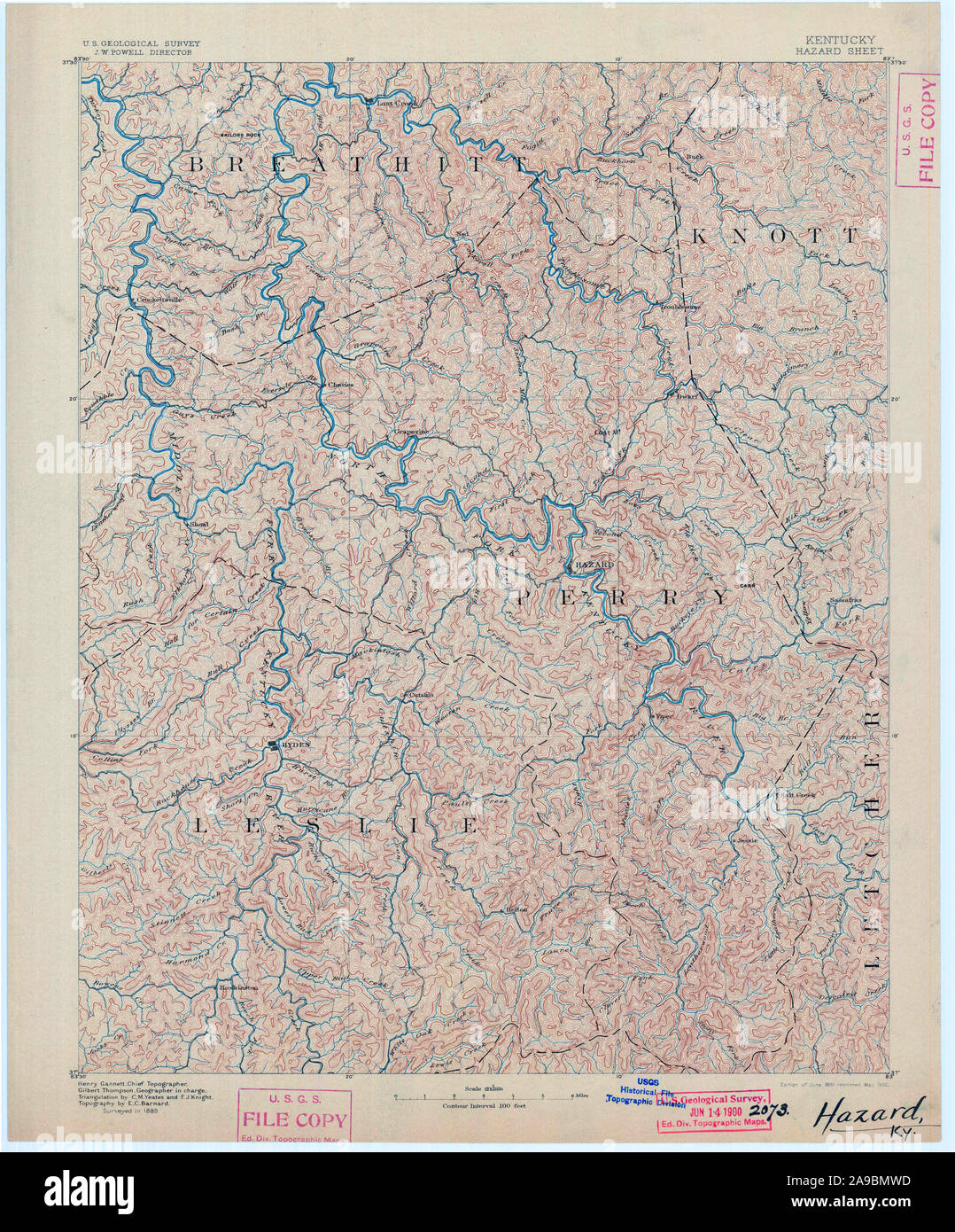 Map of hazard kentucky hires stock photography and images Alamy