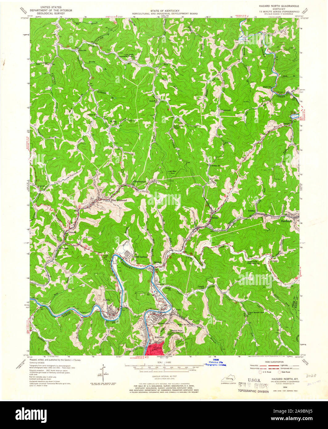 Hazard kentucky map Cut Out Stock Images & Pictures Alamy