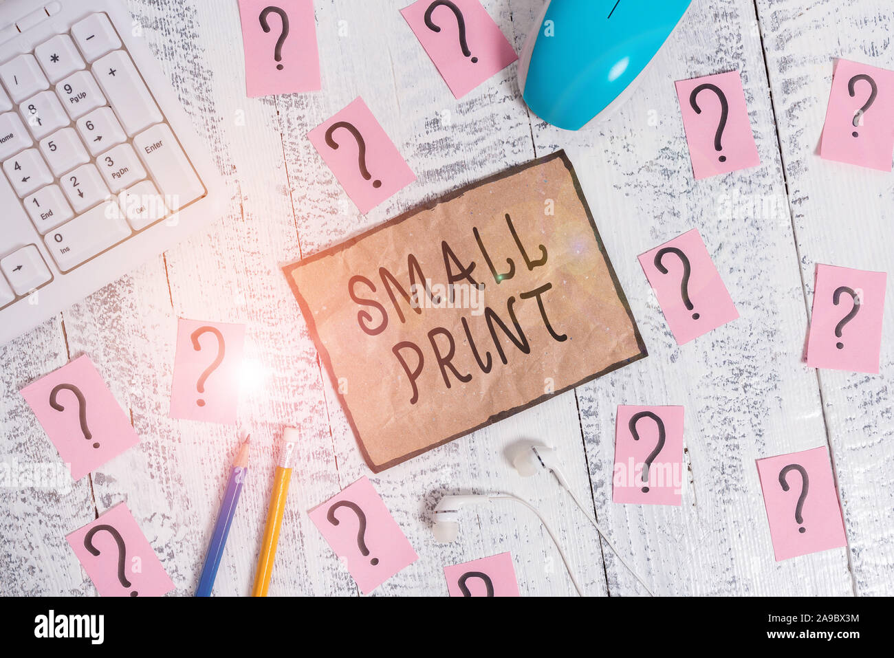 Conceptual hand writing showing Small Print. Concept meaning document ...