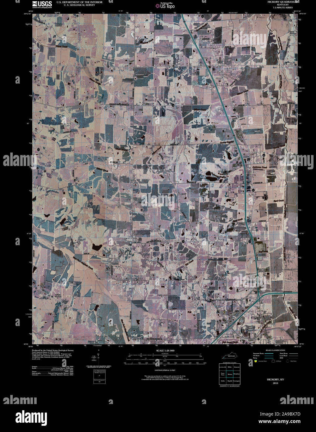 Hickory map hires stock photography and images Alamy