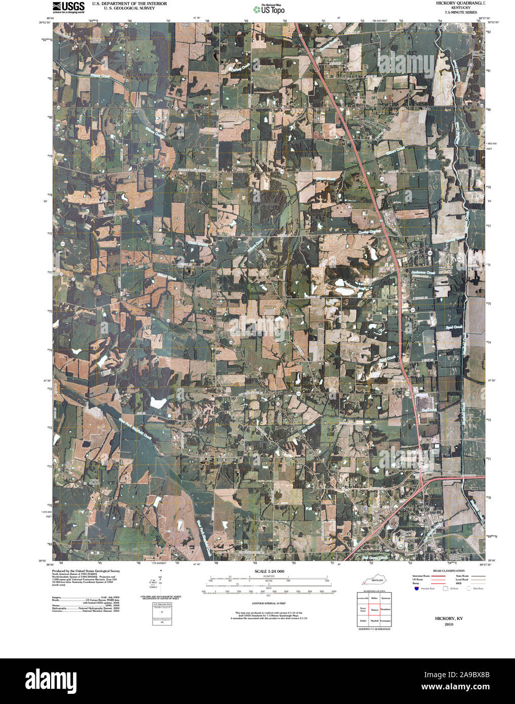 Hickory map hires stock photography and images Alamy