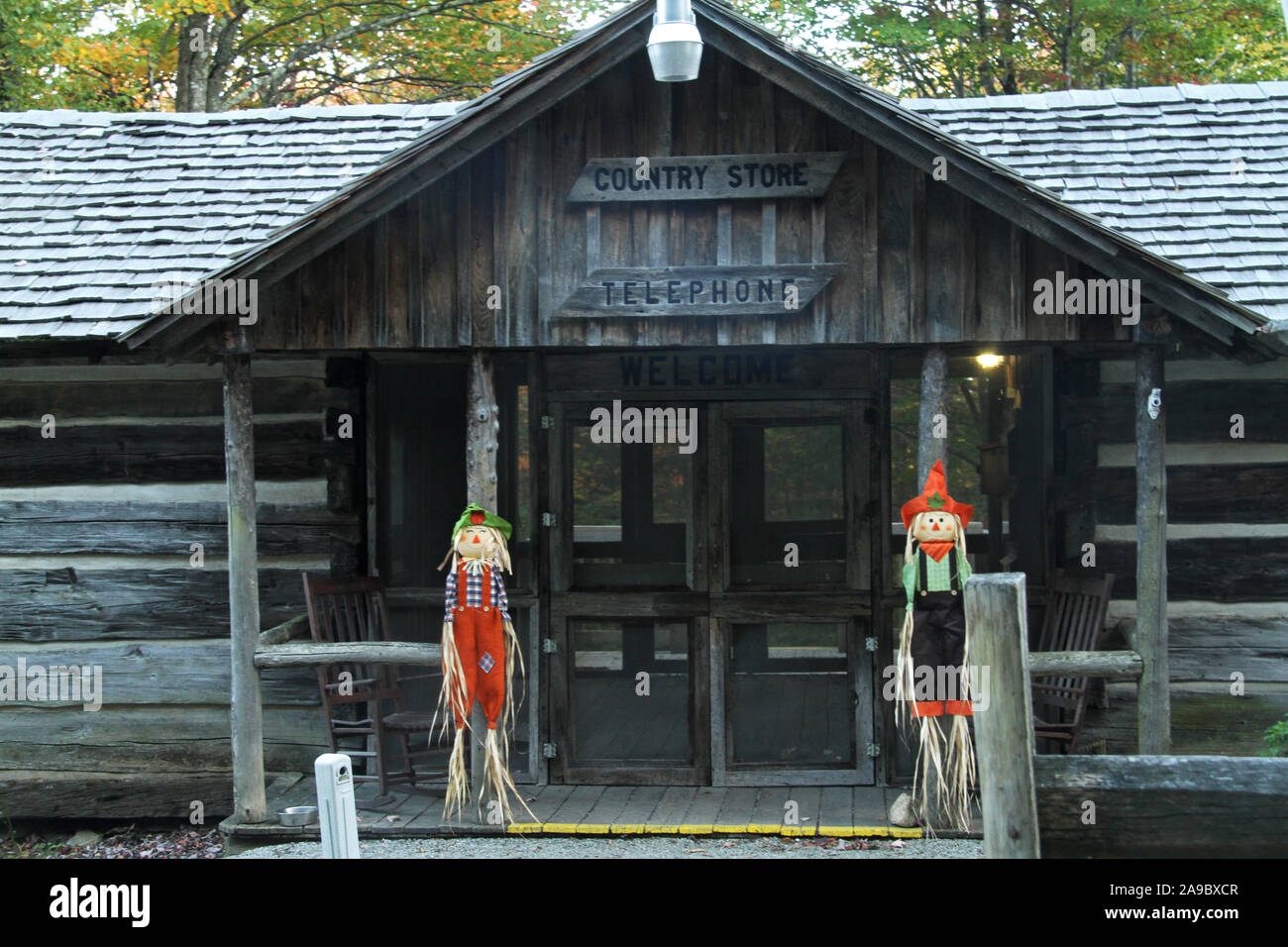 The country store at the Grayson Highlands State Park, VA, USA Stock