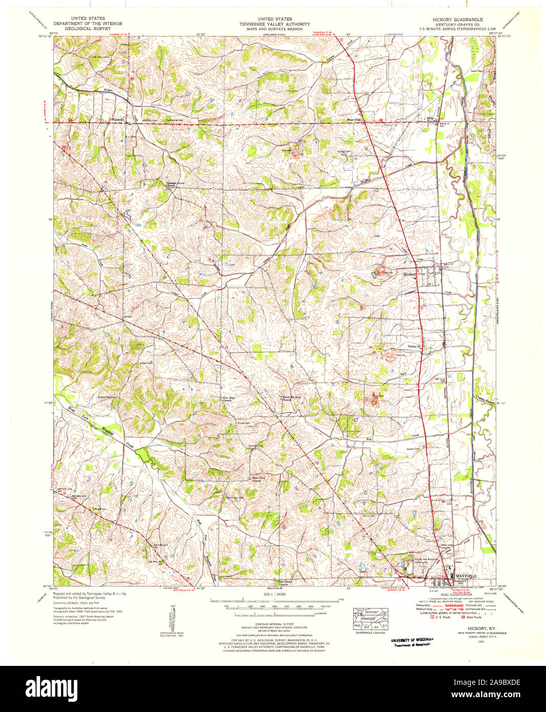 Hickory map Cut Out Stock Images & Pictures Alamy
