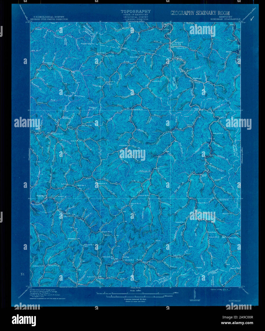 Hindman kentucky map hires stock photography and images Alamy