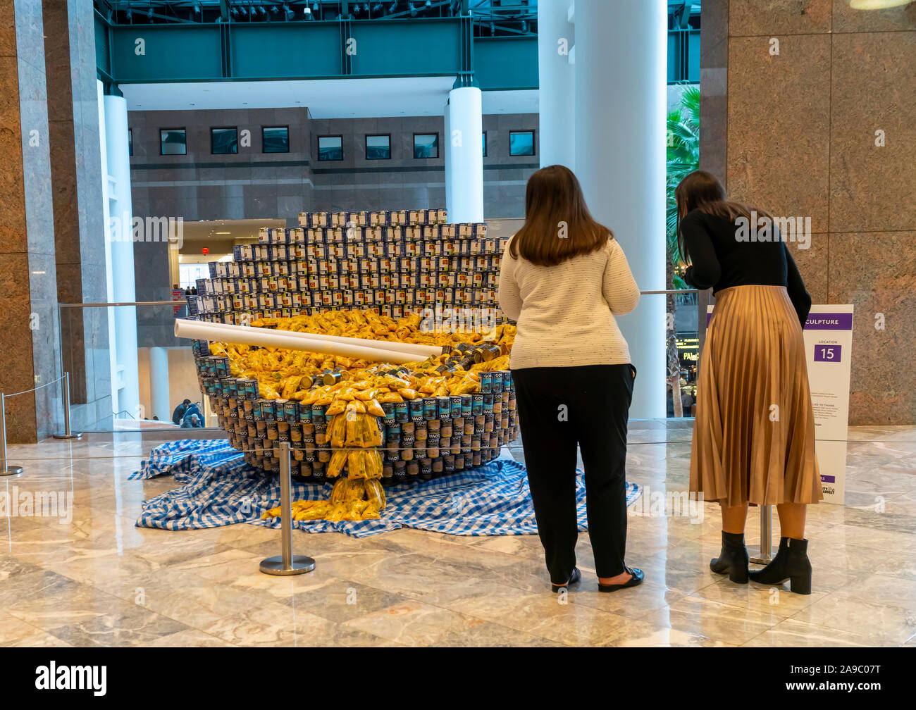 Overflowing Ramen By Silman In The 27th Annual Canstruction Design