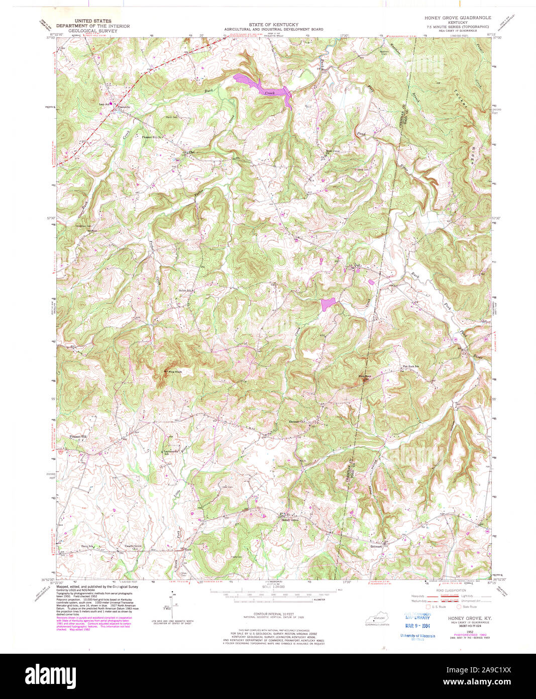 Honey grove map hires stock photography and images Alamy