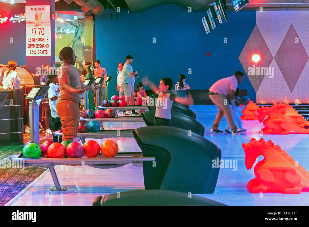 Bowling, Philadelphia, Pennsylvania, USA Stock Photo Alamy