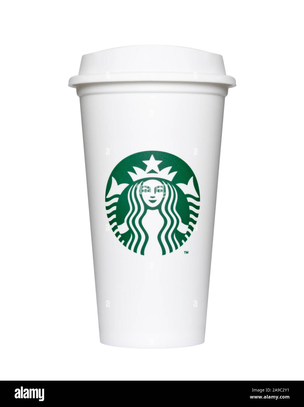 Starbucks Coffee Cup Stock Photo