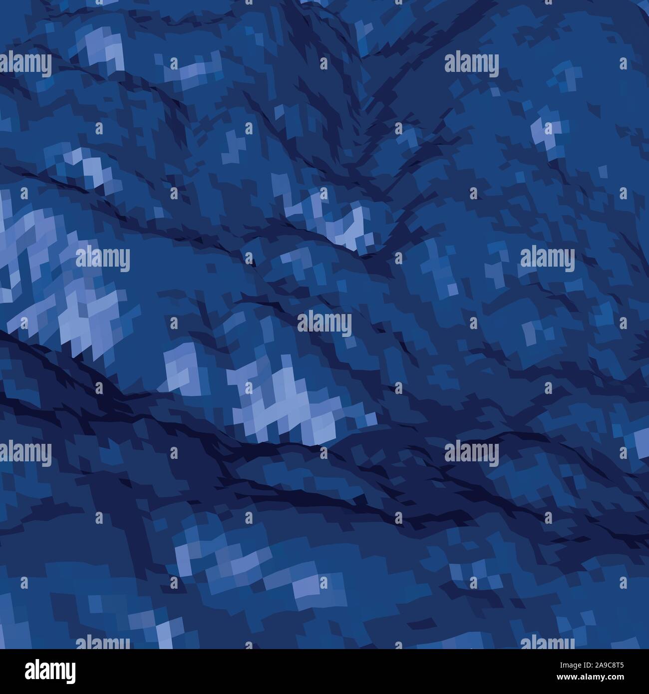 Abstract background with topographic landscape map and pixelated ...