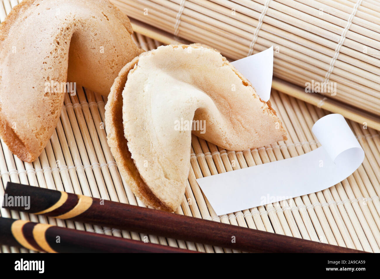 Fortune cookies and asian background decoration Stock Photo Alamy
